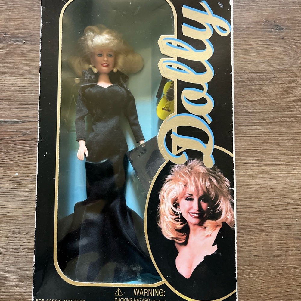 Black Dress RARE Dolly Parton Doll